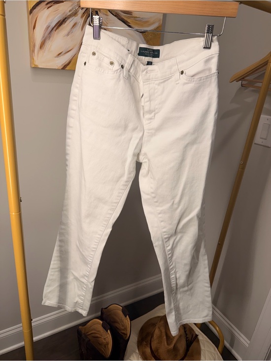 Ralph Lauren Denim - Ralph Lauren White Flare Jeans